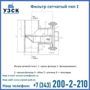 Фильтр сетчатый ФС по Т-ММ-11-2003 в Ачинске