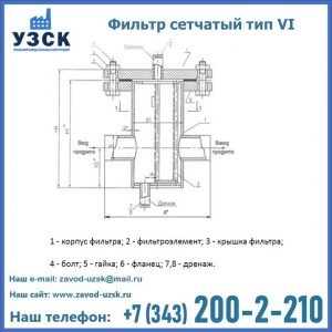 Фильтр сетчатый ФС по Т-ММ-11-2003 в Ачинске