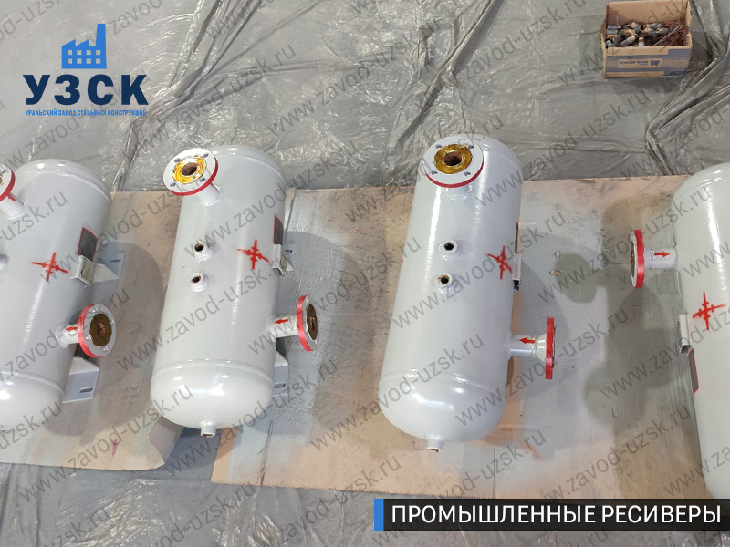 фотография емкостных ресиверов газа Ачинск
