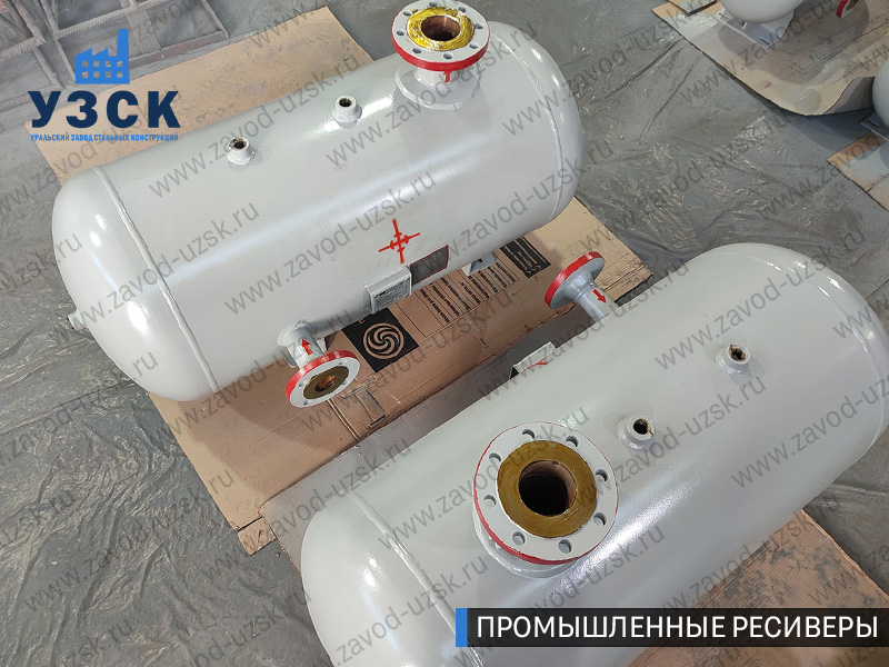 фотография промышленных ресиверовдля газа Ачинск